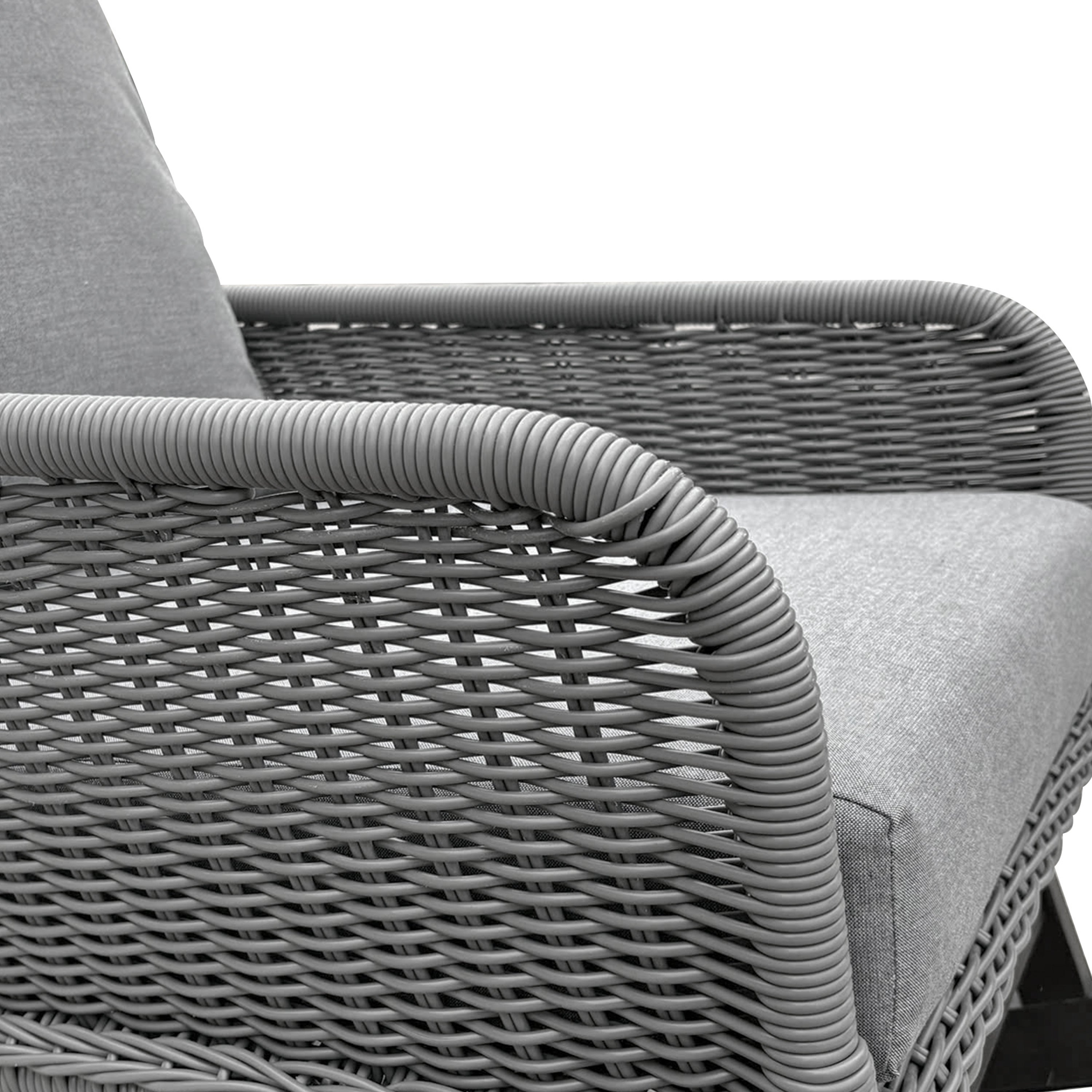 Walker Edison | Ensemble de 2 fauteuils à bascule d'extérieur minimalistes et contemporains