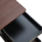 Walker Edison | Table d'appoint multifonctionnelle moderne et réglable avec plateau relevable