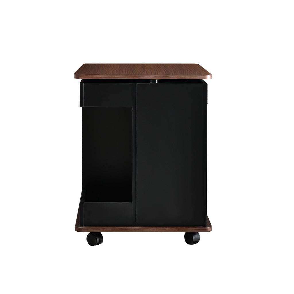 Walker Edison | Table d'appoint multifonctionnelle moderne et réglable avec plateau relevable