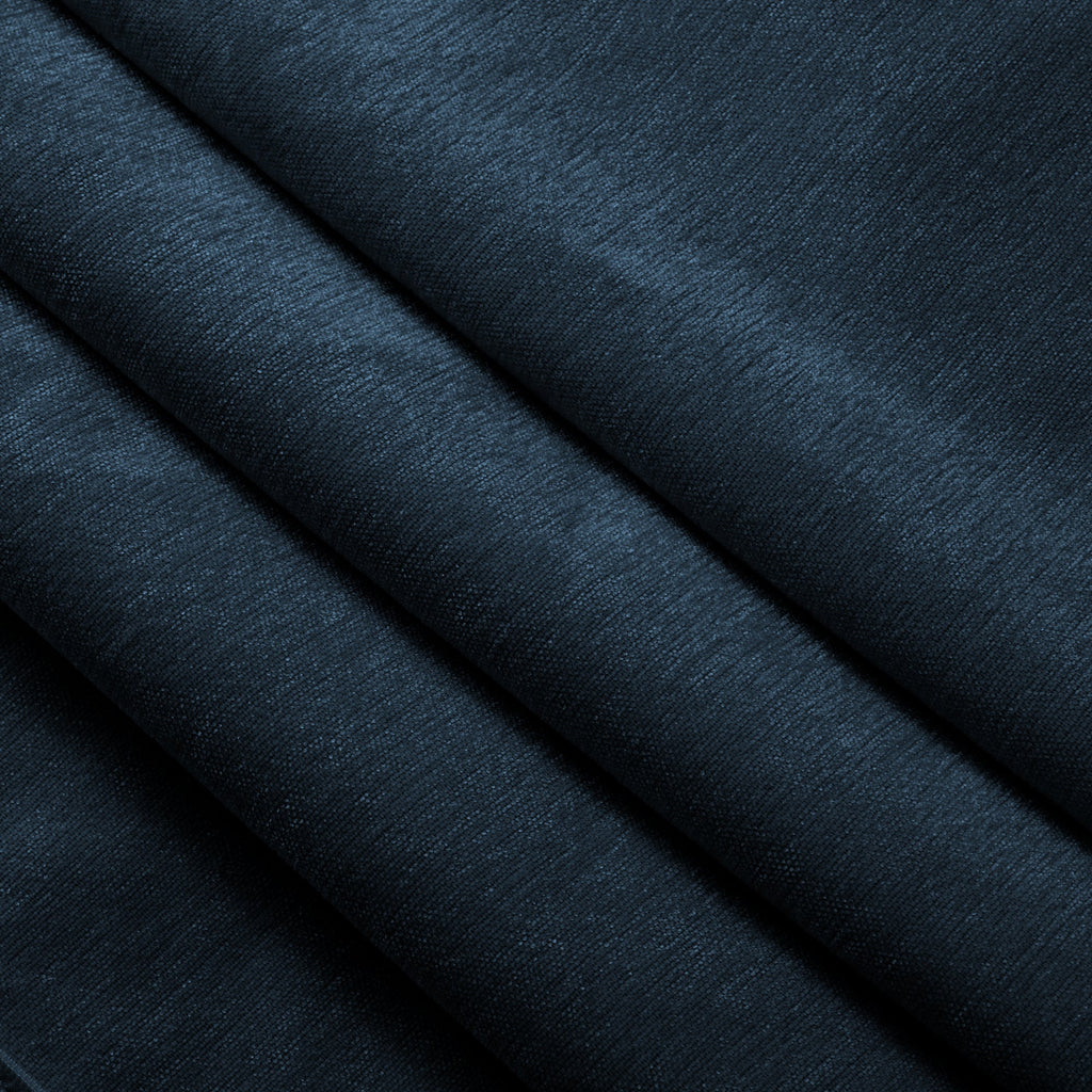 Walker Edison | Fauteuil bleu Cloud avec housse amovible et repose-pieds