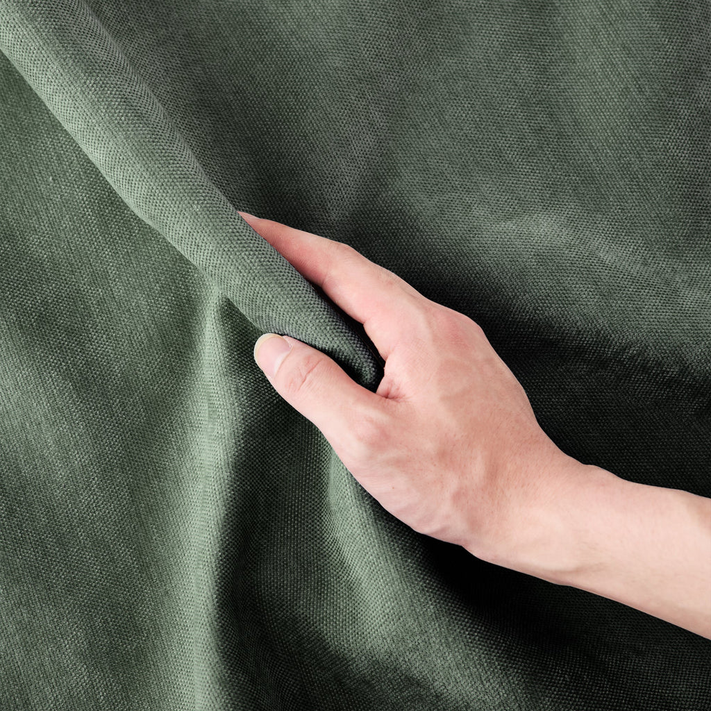 Walker Edison | Canapé d'angle en chenille et mousse haute résilience avec poufs 