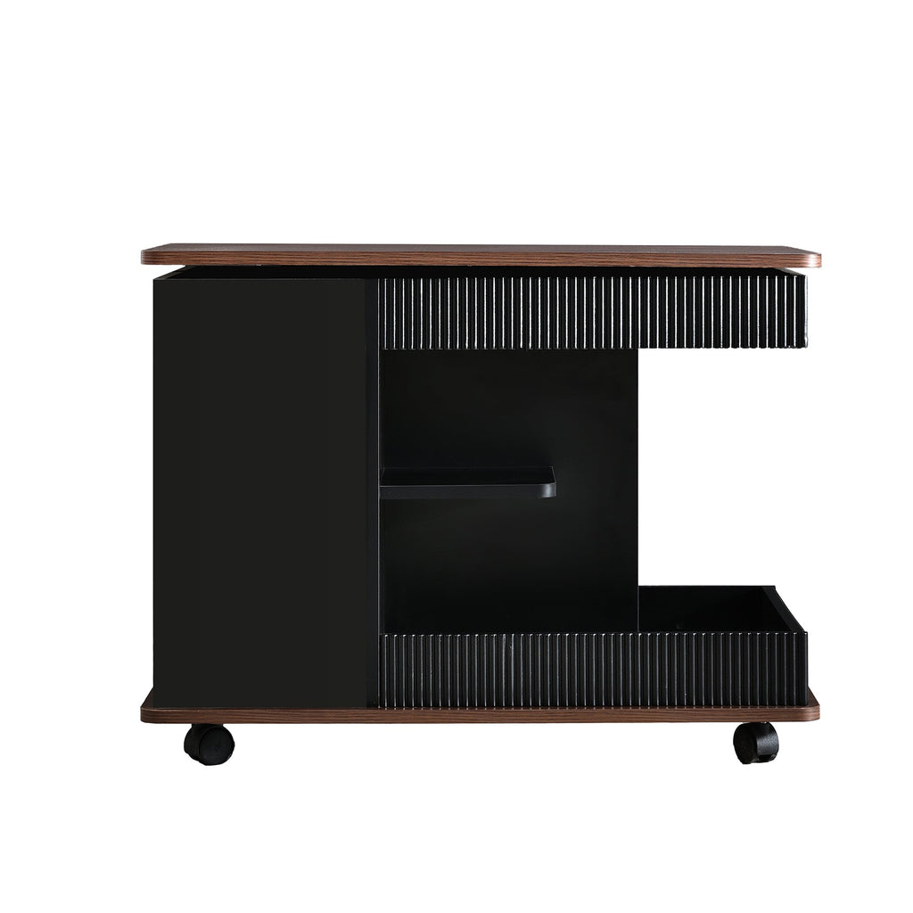 Walker Edison | Table d'appoint multifonctionnelle moderne et réglable avec plateau relevable