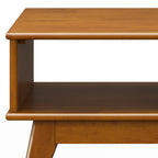 Table basse relevable en teck Walker Edison | Style milieu du siècle