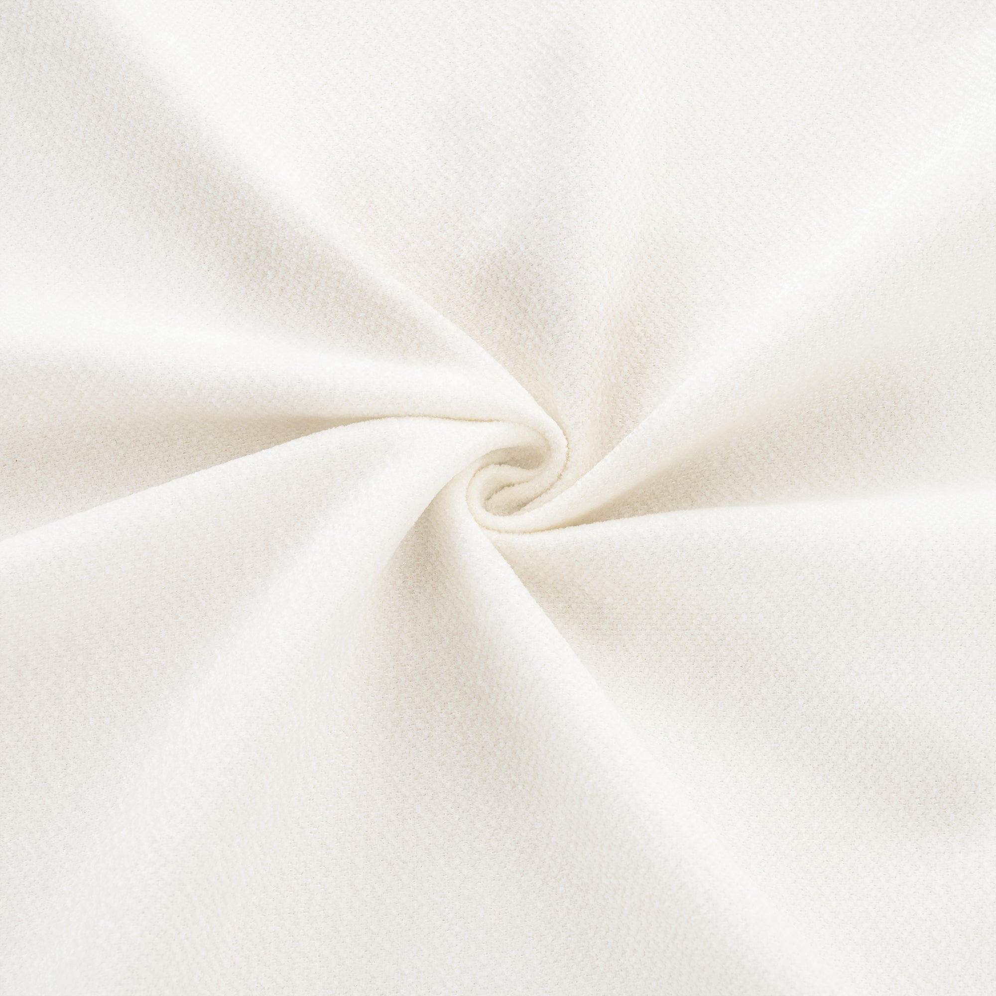 Walker Edison | Canapé d'angle contemporain en chenille blanche avec rangement et pouf