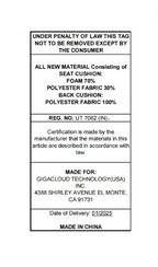 Ensemble de mobilier de patio extérieur au design métallique incurvé 