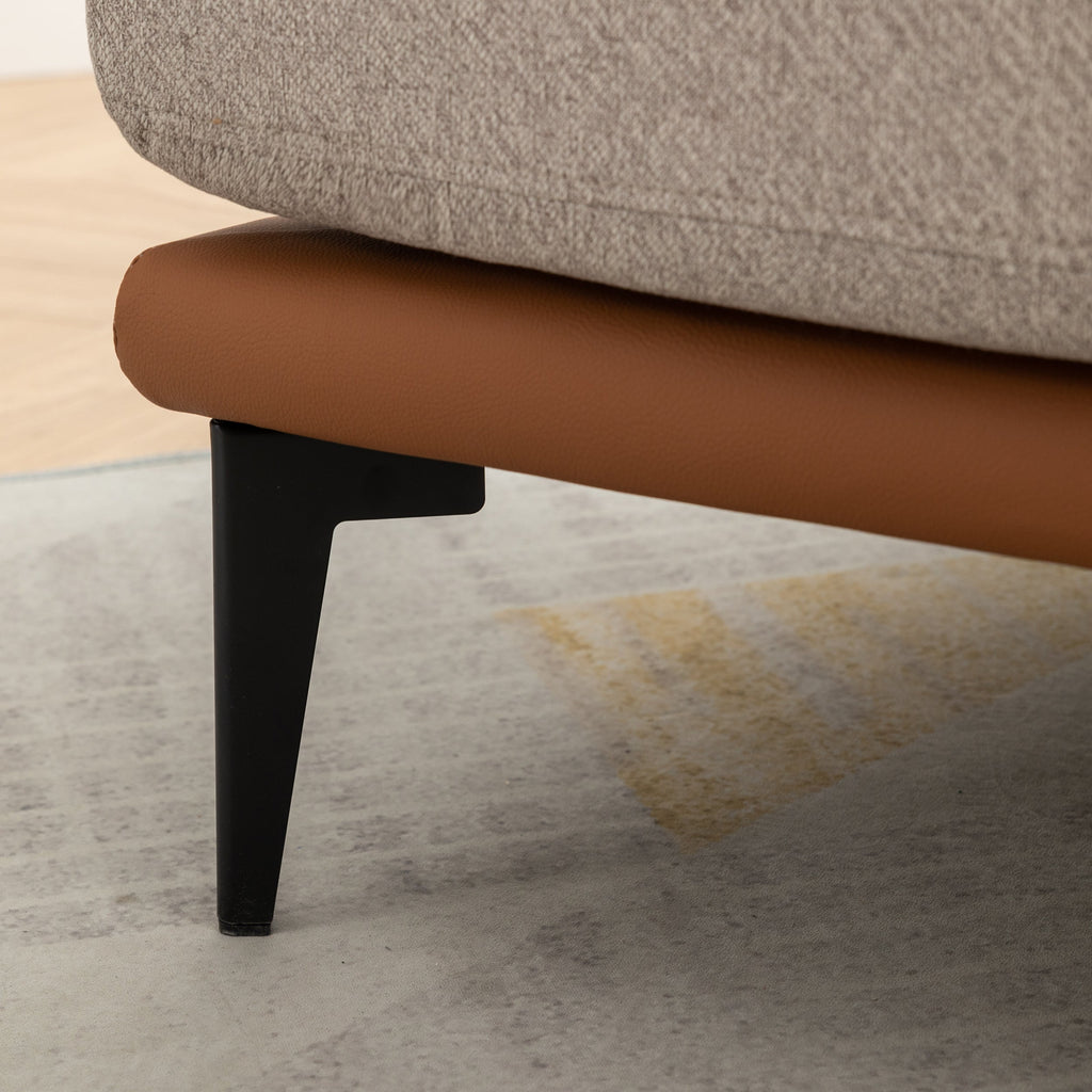 Fauteuil d'appoint moderne bicolore Walker Edison |