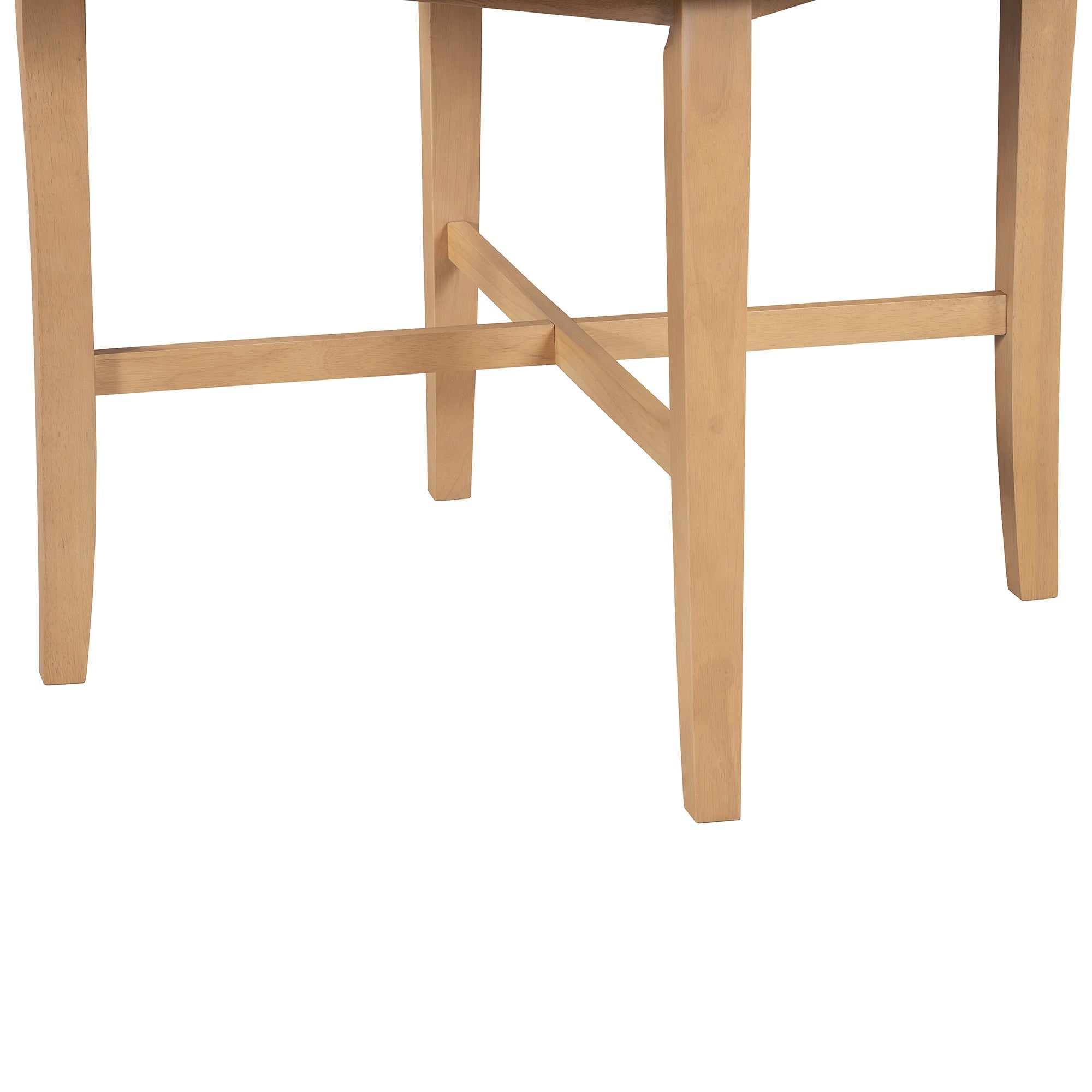 Walker Edison | Ensemble de salle à manger rétro simple 5 pièces avec 4 chaises 