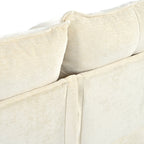 Walker Edison | Canapé d'angle en chenille avec coussins d'accoudoirs réglables 