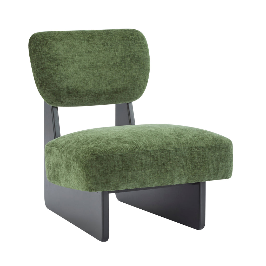 Walker Edison | Fauteuil d'appoint moderne, minimaliste et élégant avec piètement en bois robuste (lot de 2)