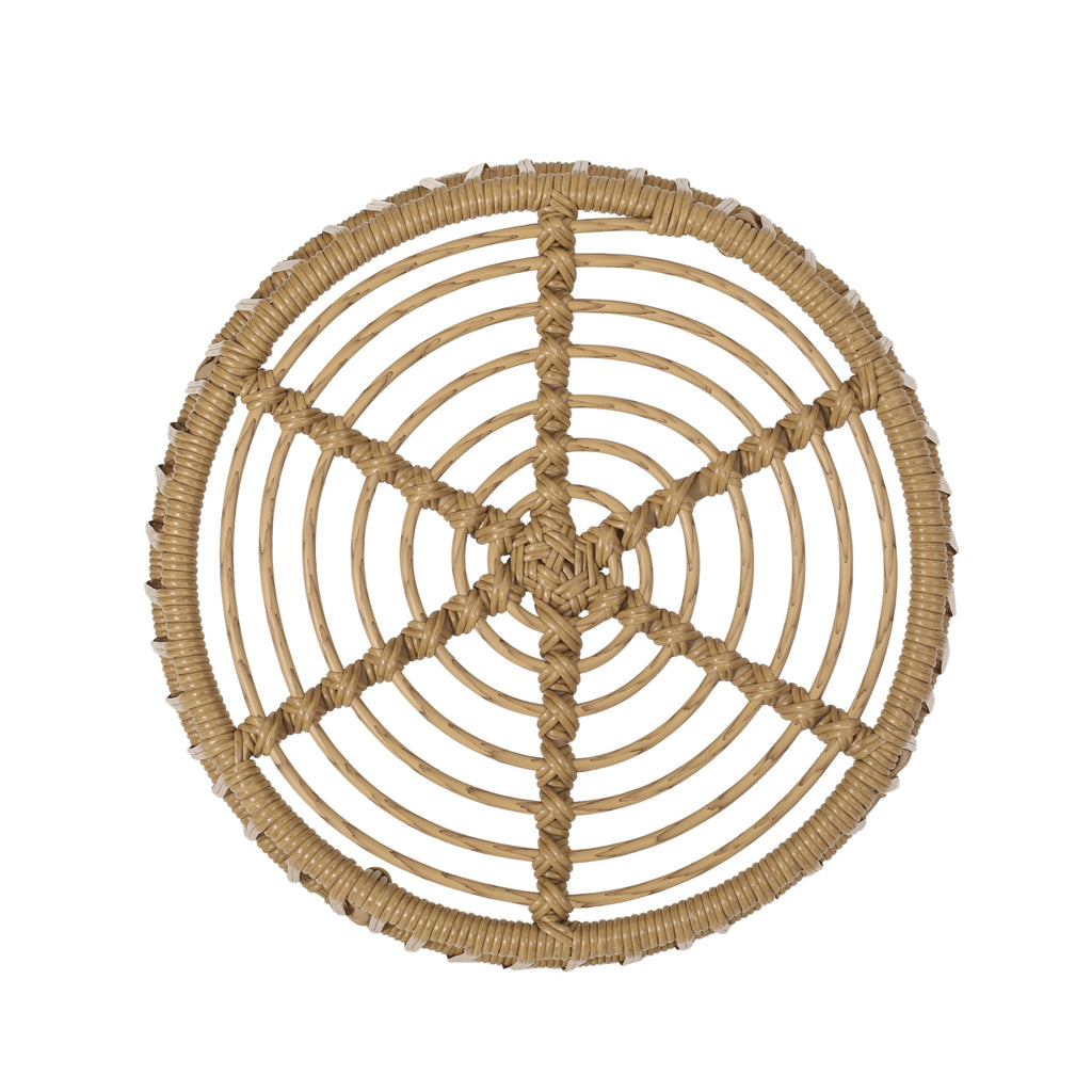 Walker Edison | Table d'appoint d'extérieur en rotin