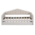 Walker Edison | Canapé-lit simple en velours avec lit gigogne et ports de chargement USB 