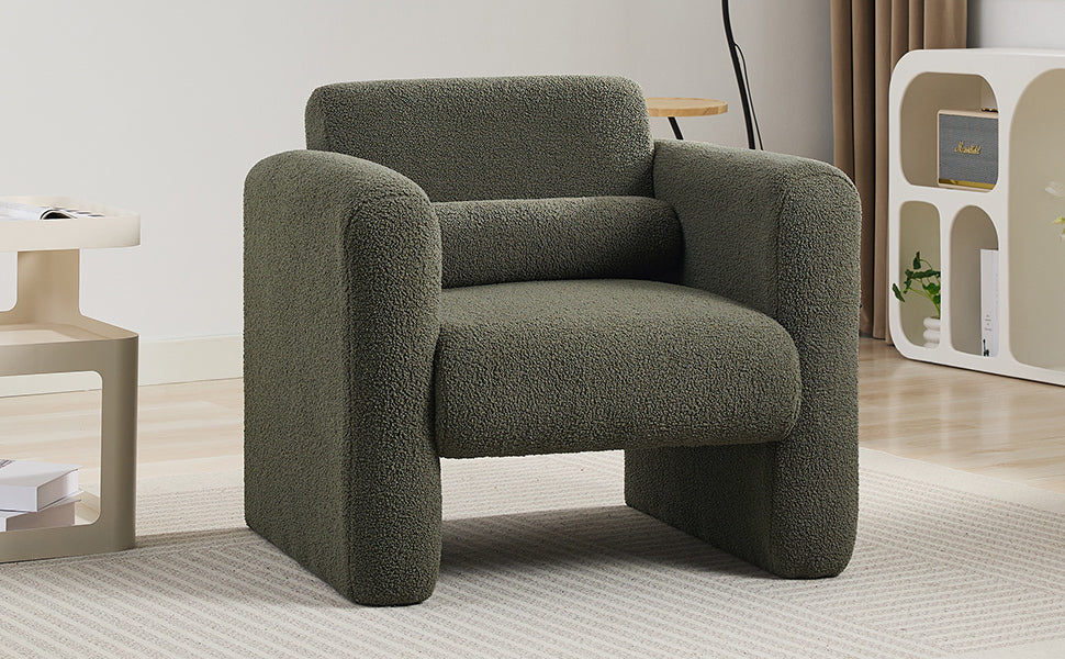 Walker Edison | Fauteuil d'appoint Sherpa Modern Cloud