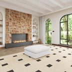 Walker Edison | Canapé d'angle modulable Cloud Home Comfort avec pouf de rangement 