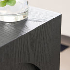 Walker Edison | Table d'appoint carrée Curve Design 