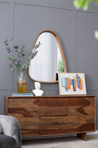 Miroir en bois Walker Edison | Design incurvé