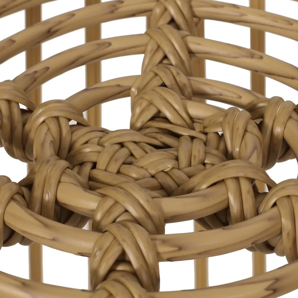 Ensemble de conversation d'extérieur rétro en osier Walker Edison |