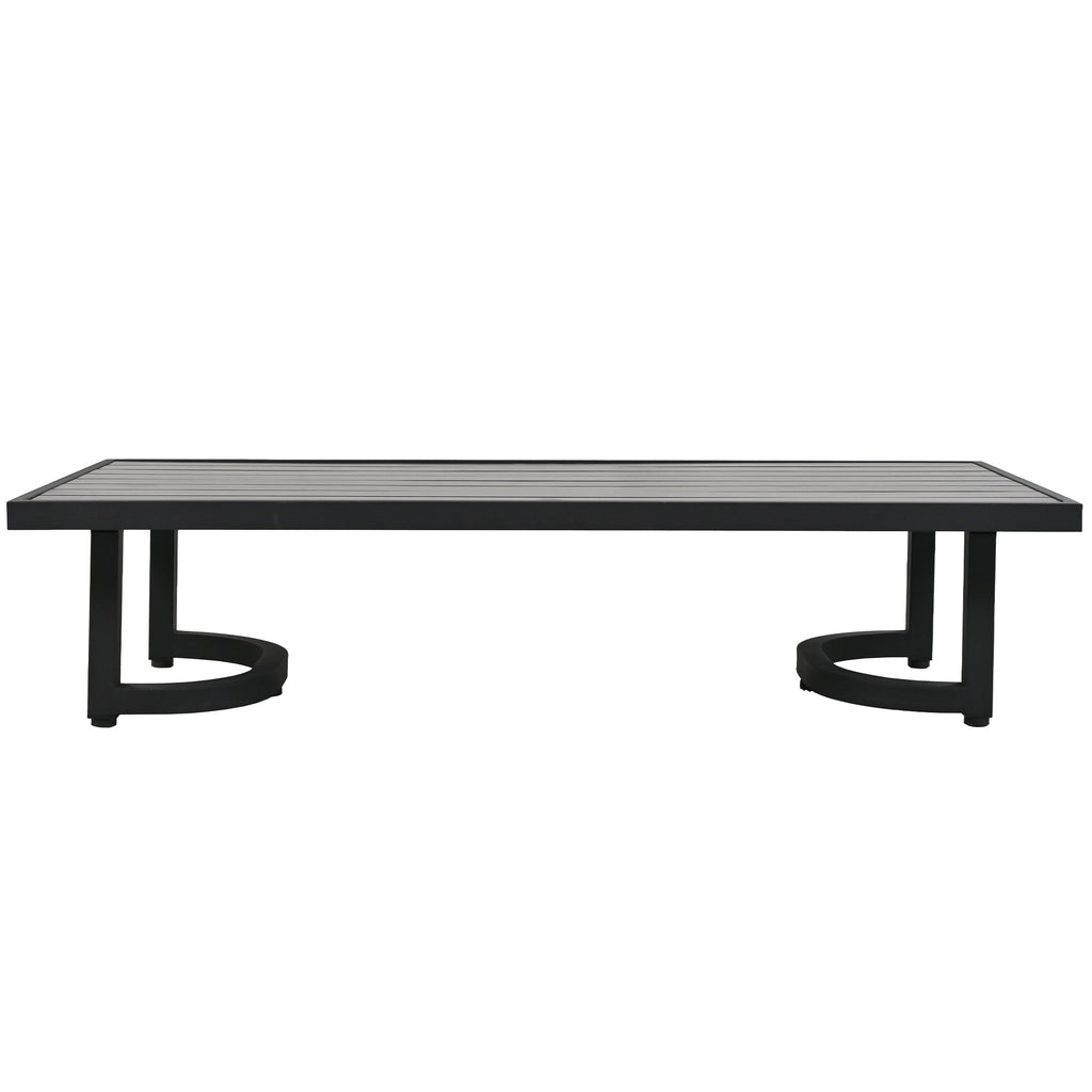 Ensemble de canapés d'extérieur en acier au design incurvé Walker Edison | 