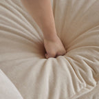 Walker Edison | Canapé d'angle modulaire en forme de U Chenille Cloud avec deux poufs