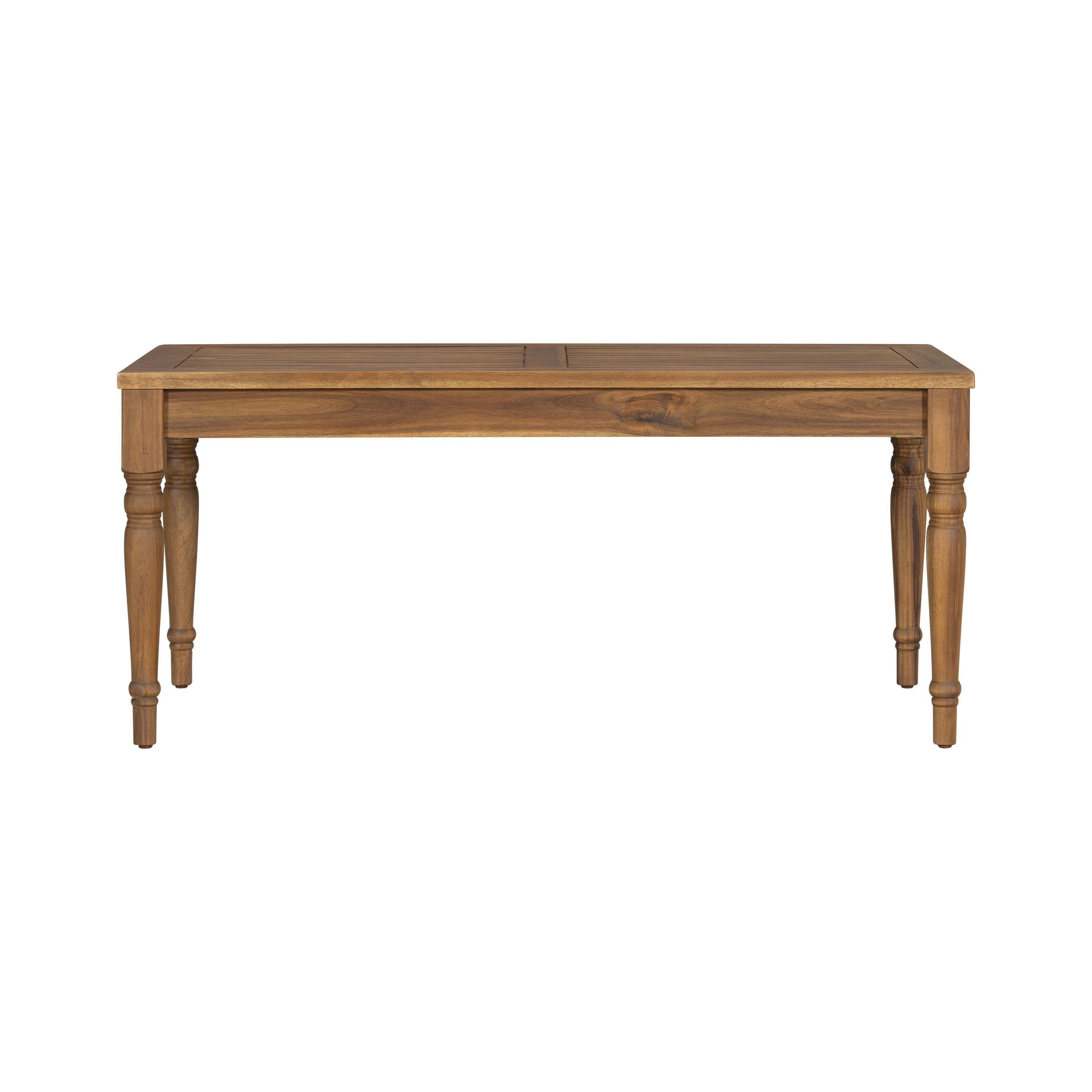 Walker Edison | Canapé d'extérieur 2 pièces en bois d'acacia avec table 