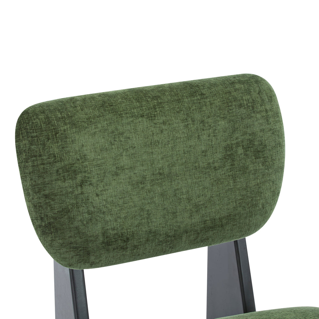 Walker Edison | Fauteuil d'appoint moderne, minimaliste et élégant avec piètement en bois robuste (lot de 2)