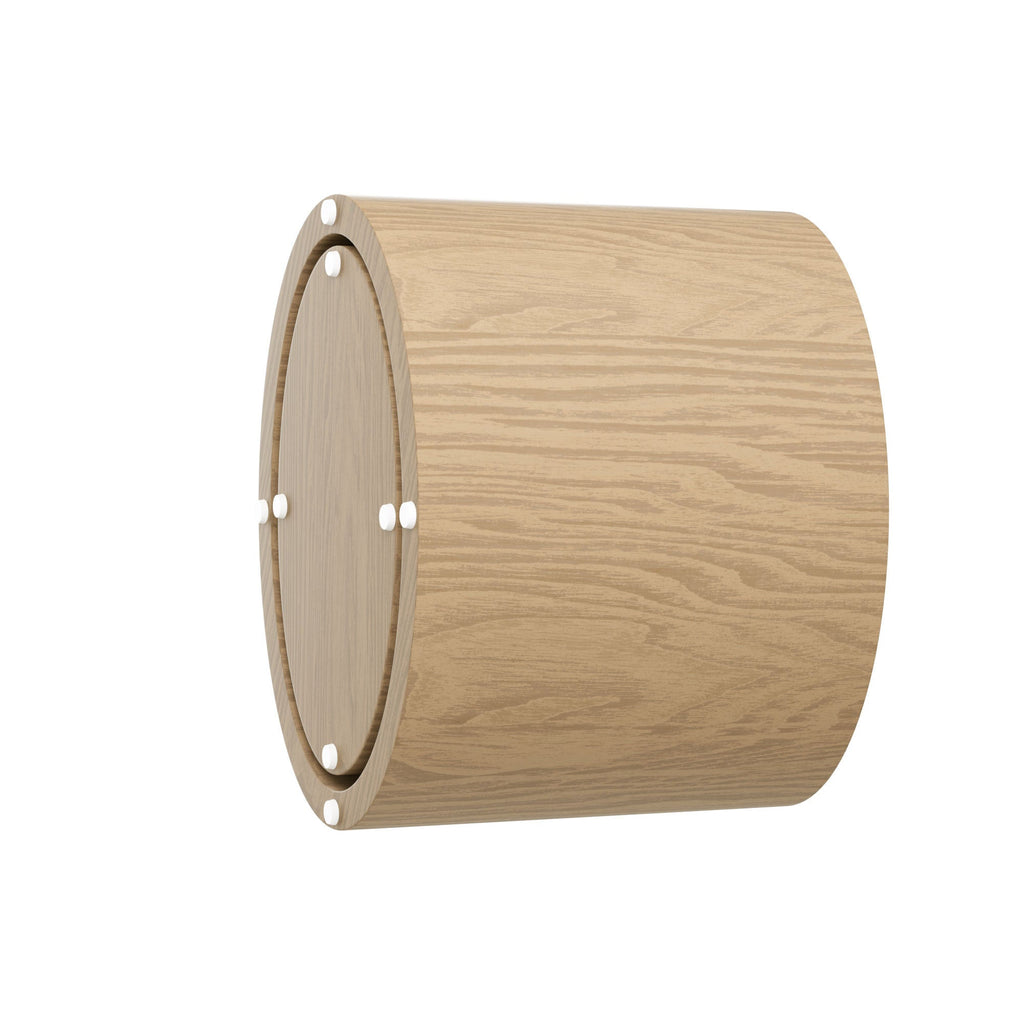 Walker Edison | Ensemble de tables d'appoint gigognes en placage chêne