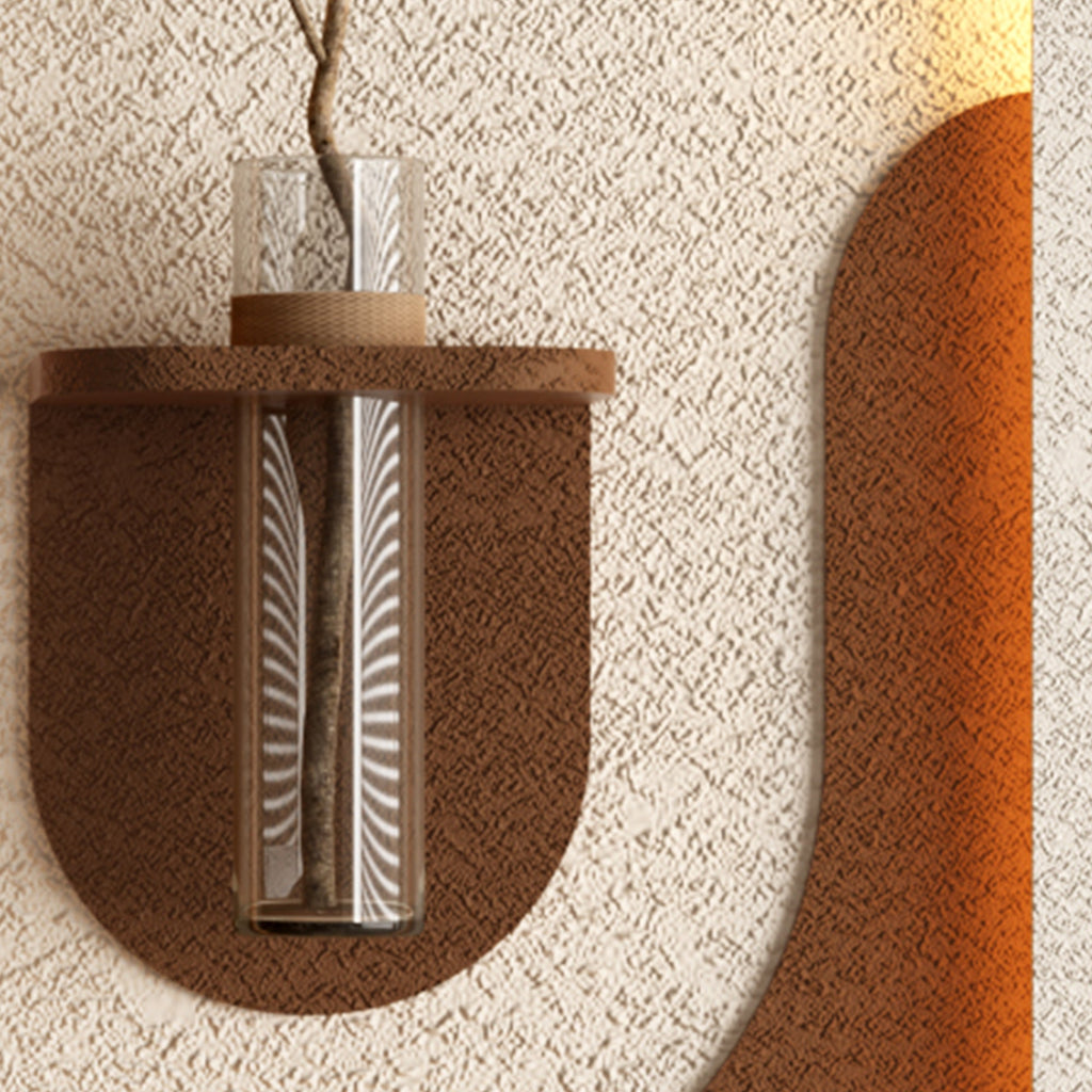 Décoration murale en grès à LED 3 couleurs réglables 