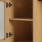 Îlot de cuisine de 181 cm avec table à manger extensible, nombreux rangements et prise électrique