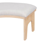 Walker Edison | Charmant ensemble de salle à manger rustique rond 5 pièces avec chaises et banc incurvé 