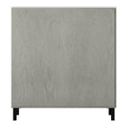 Meuble d'entrée à portes miroir finition antique