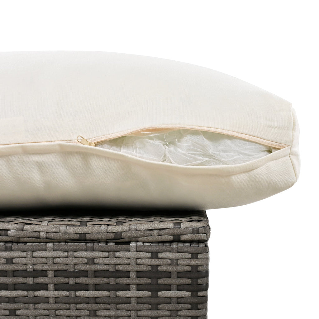 Ensemble de canapés d'angle d'extérieur en forme de U Walker Edison 