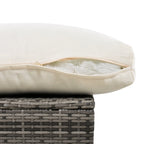 Ensemble de canapés d'angle d'extérieur en forme de U Walker Edison 