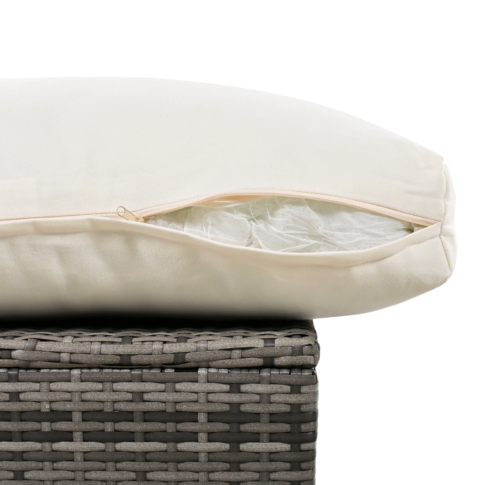 Ensemble de canapés d'angle d'extérieur en forme de U Walker Edison 