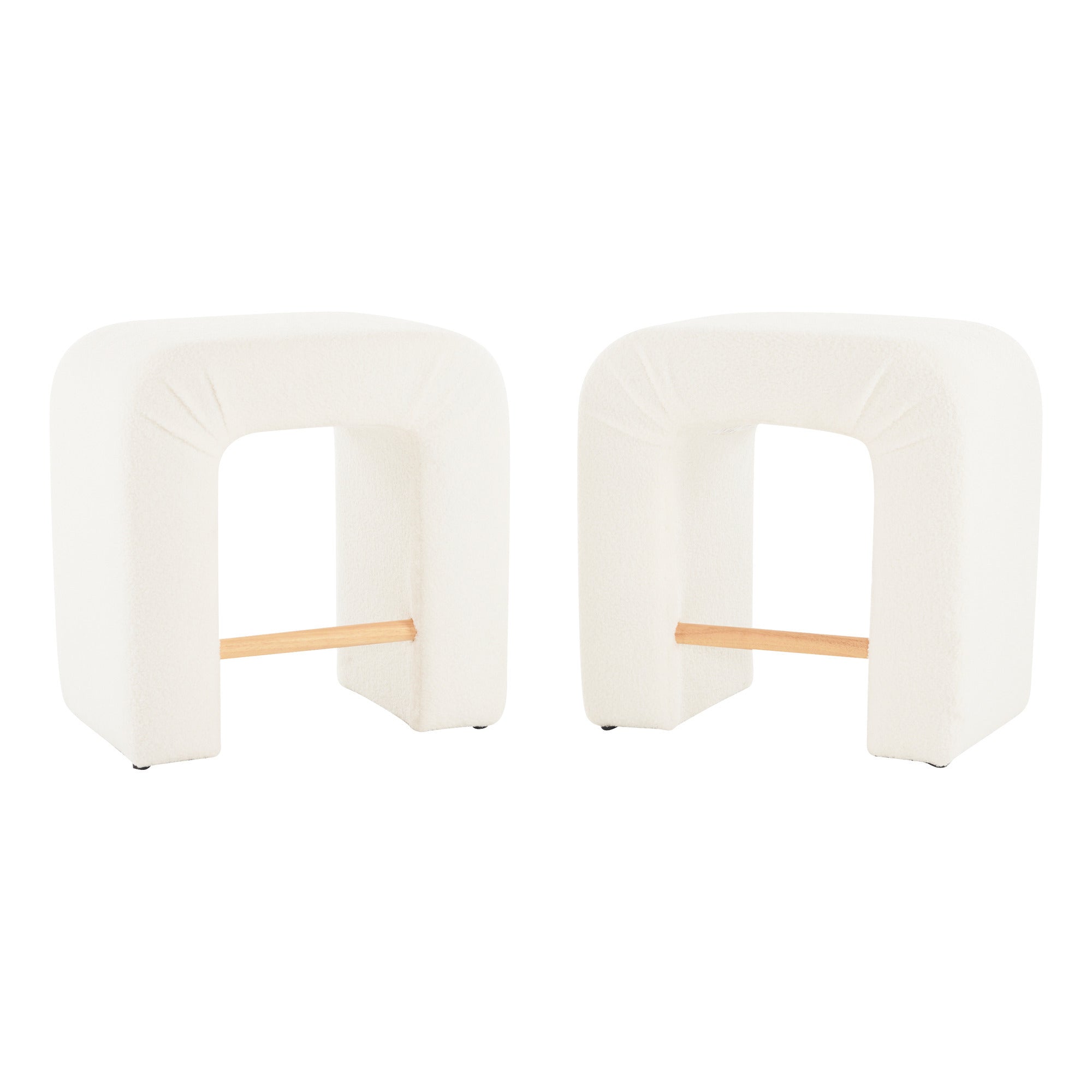 Walker Edison | Ensemble de 2 tabourets Boucle