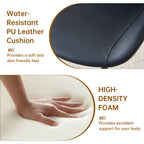 Ensemble table et chaises extensibles modernes pour 6 personnes avec chaises en PU