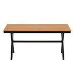 Walker Edison | Ensemble table et chaises de jardin contemporain style U