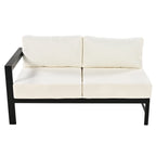 Ensemble de canapés d'angle d'extérieur en forme de U Walker Edison 