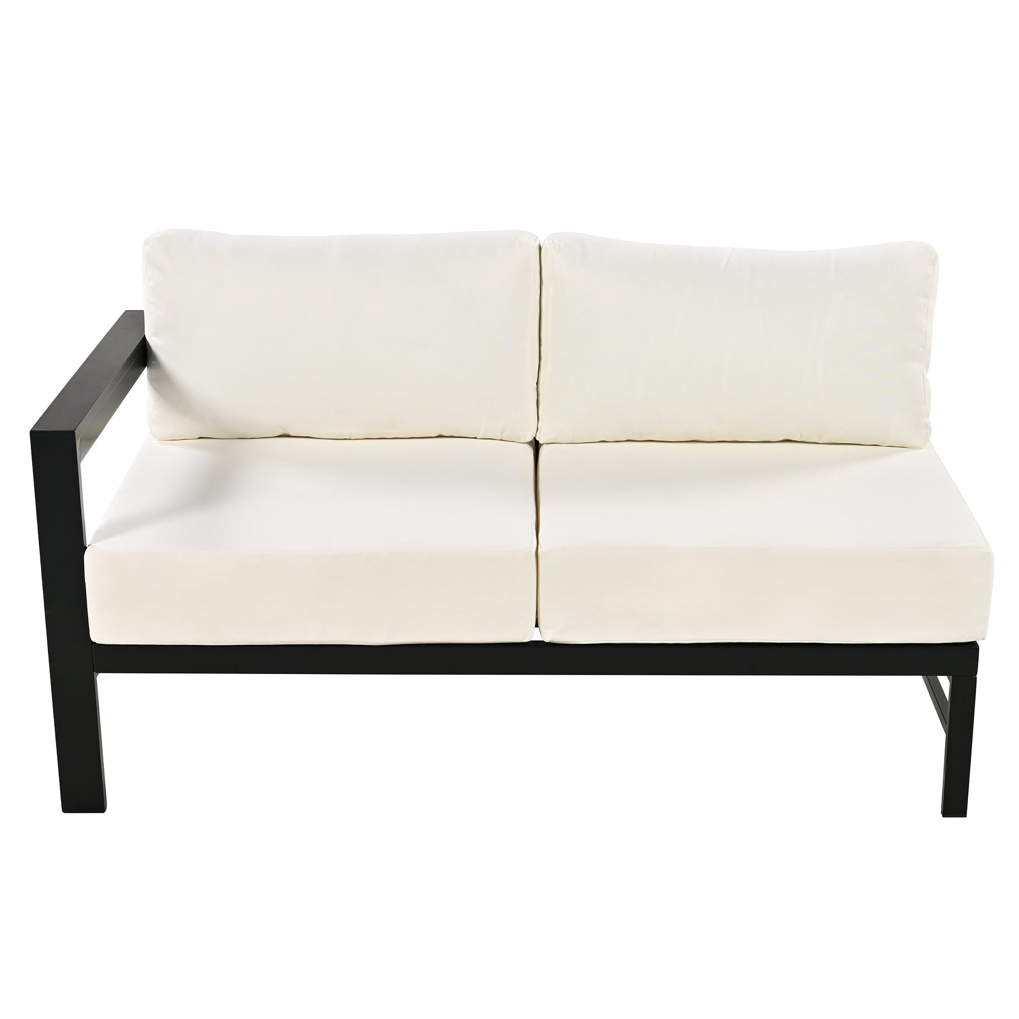 Ensemble de canapés d'angle d'extérieur en forme de U Walker Edison 