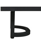 Ensemble de canapés d'extérieur en acier au design incurvé Walker Edison | 