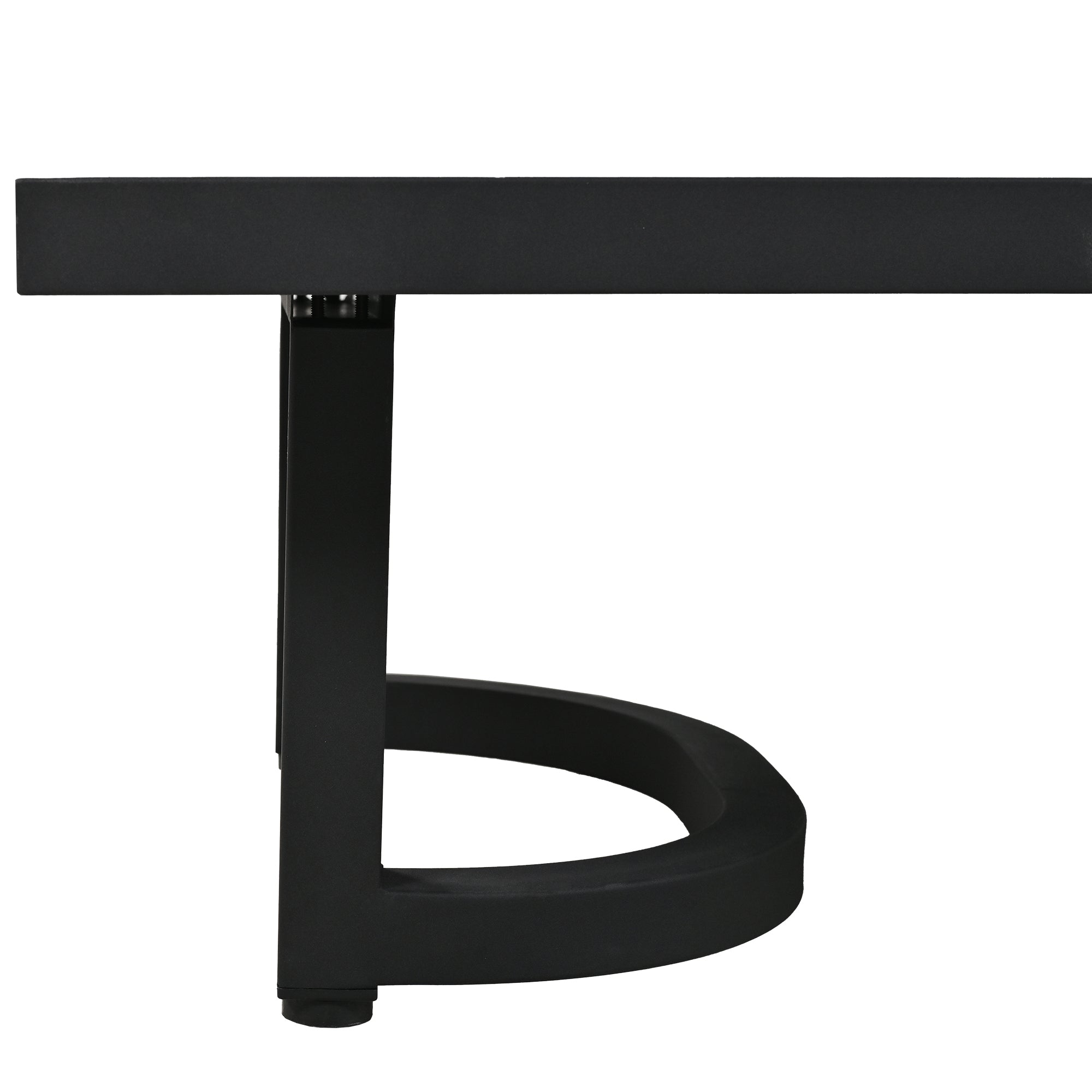 Ensemble de canapés d'extérieur en acier au design incurvé Walker Edison | 