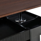 Walker Edison | Table d'appoint multifonctionnelle moderne et réglable avec plateau relevable