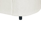 Canapé d'angle sculptural et incurvé contemporain Boucl¨¦ en forme de L 