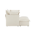 Walker Edison | Fauteuil d'appoint déhoussable avec repose-pieds