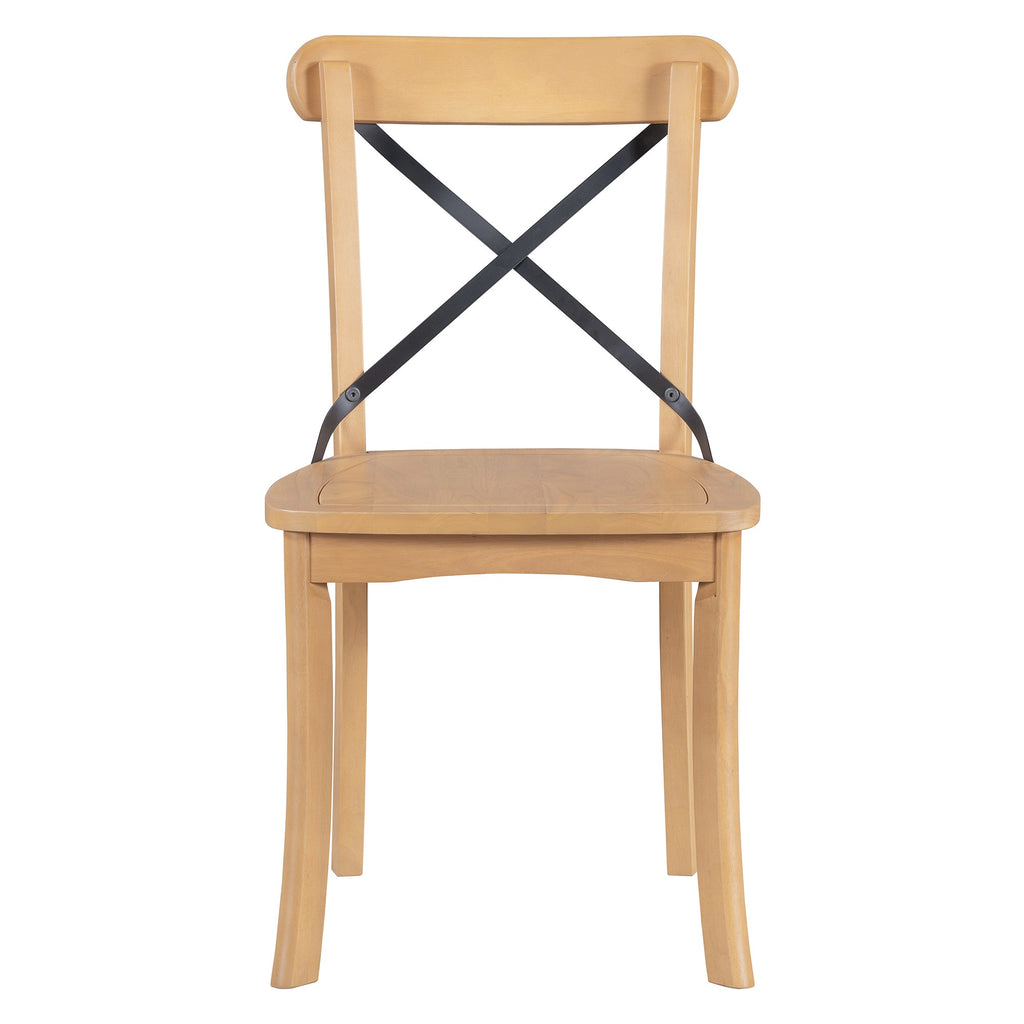 Walker Edison | Ensemble de salle à manger rétro simple 5 pièces avec 4 chaises 