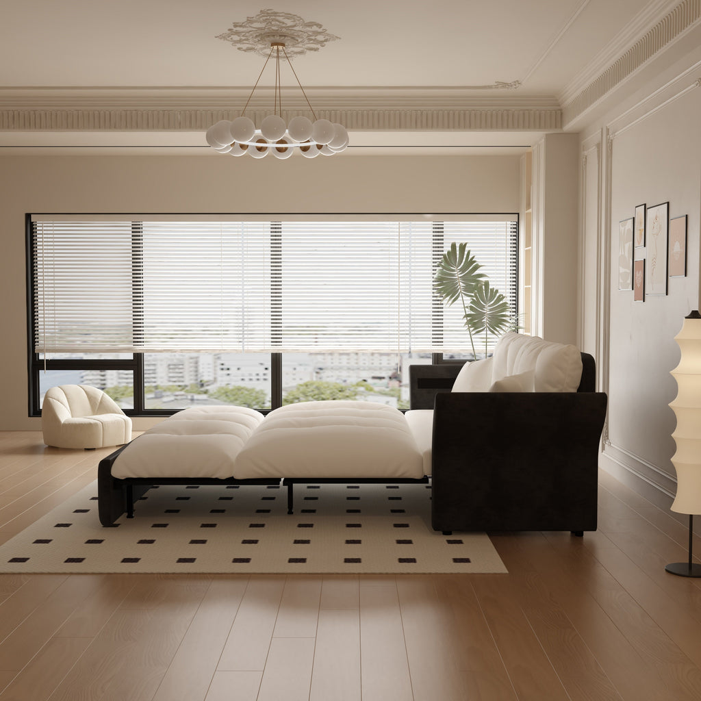 Walker Edison | Canapé-lit convertible 3 en 1 (lit Queen) 