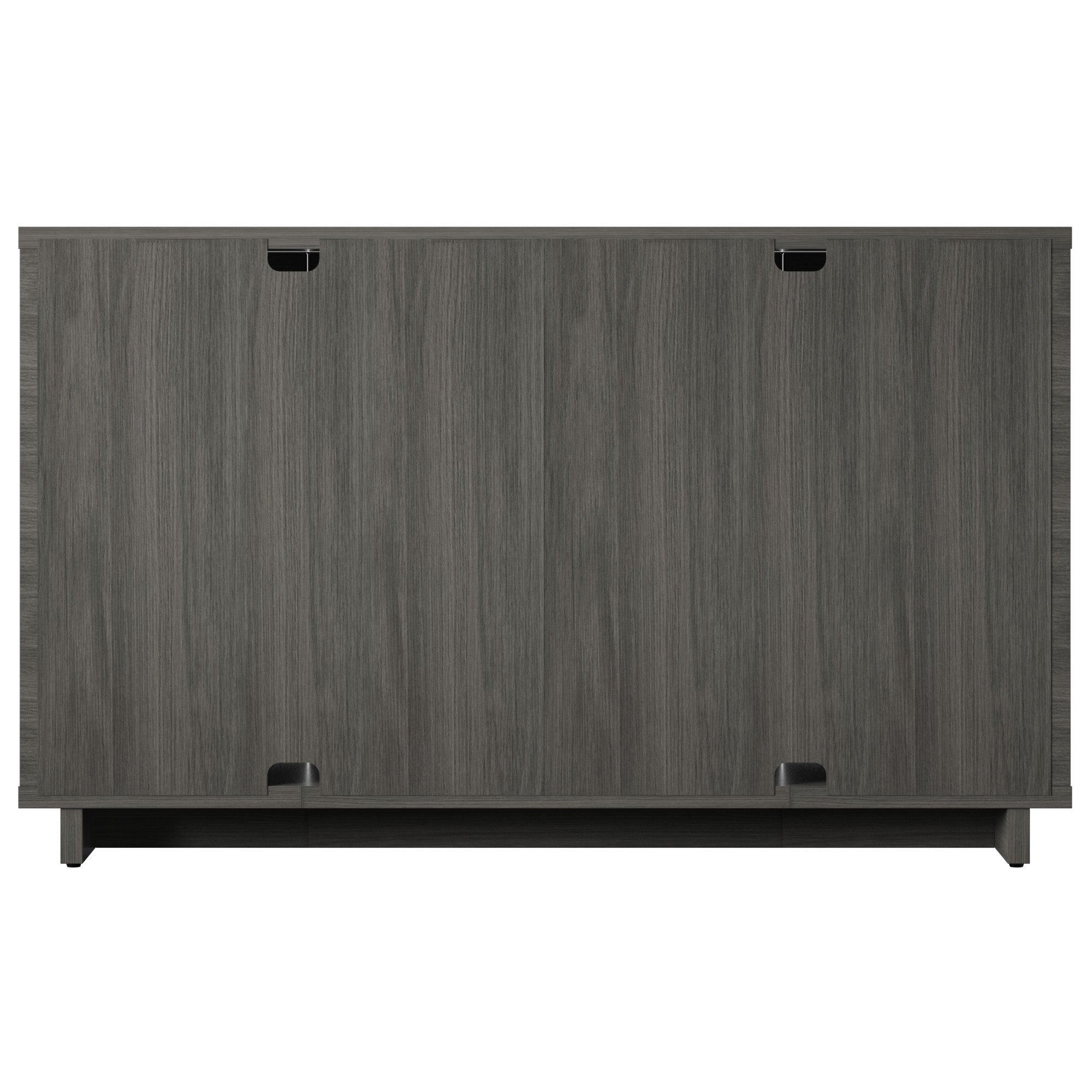 Buffet/lambris de style bohème côtier en lin avec étagères de rangement