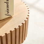 Walker Edison | Table basse moderne cannelée artisanale