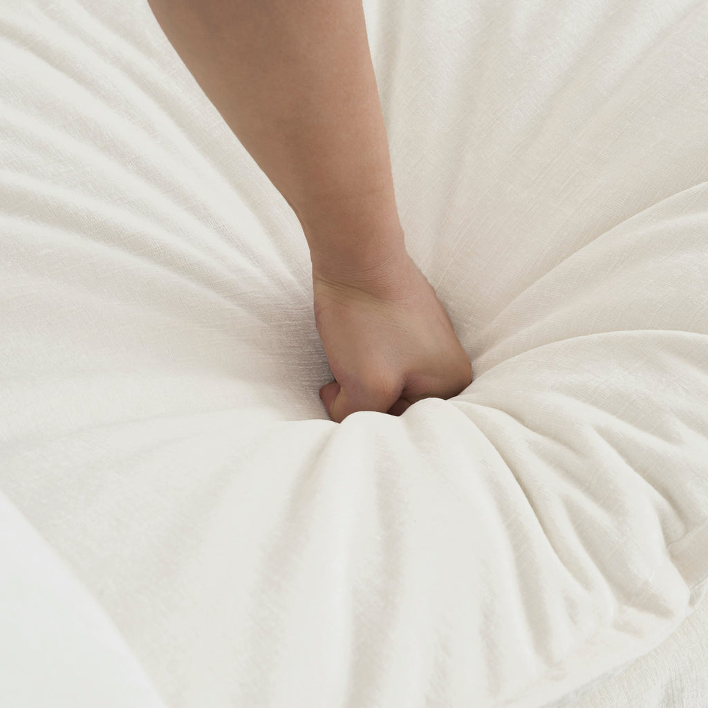 Walker Edison | Canapé d'angle modulaire Comfy Cloud avec pouf