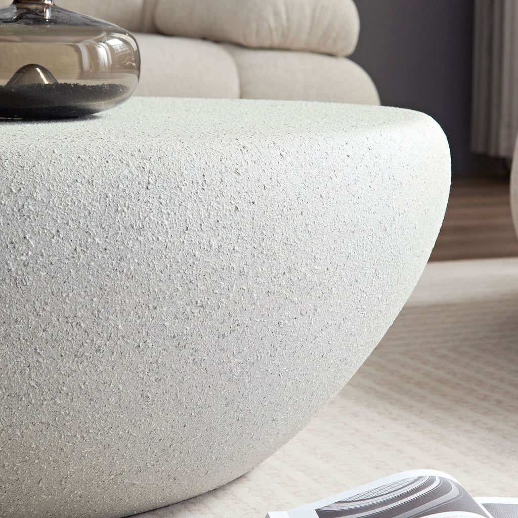 Walker Edison | Table basse ovale moderne et minimaliste au design épuré