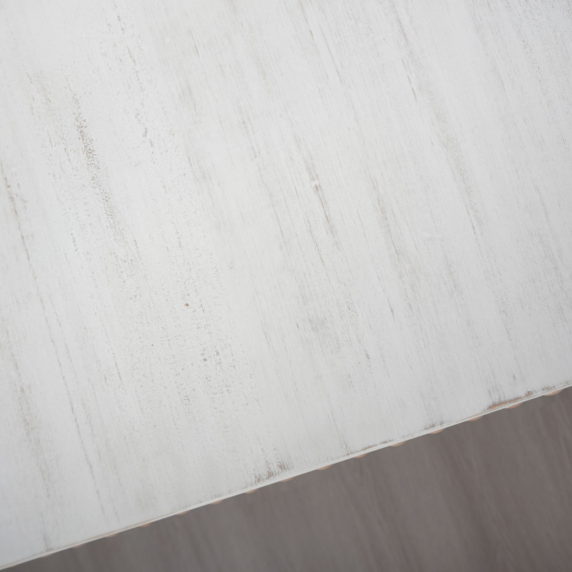 Table console d'entrée Walker Edison | Curve Design blanc délavé 59 