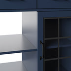 Chariot de cuisine roulant compact avec rangement